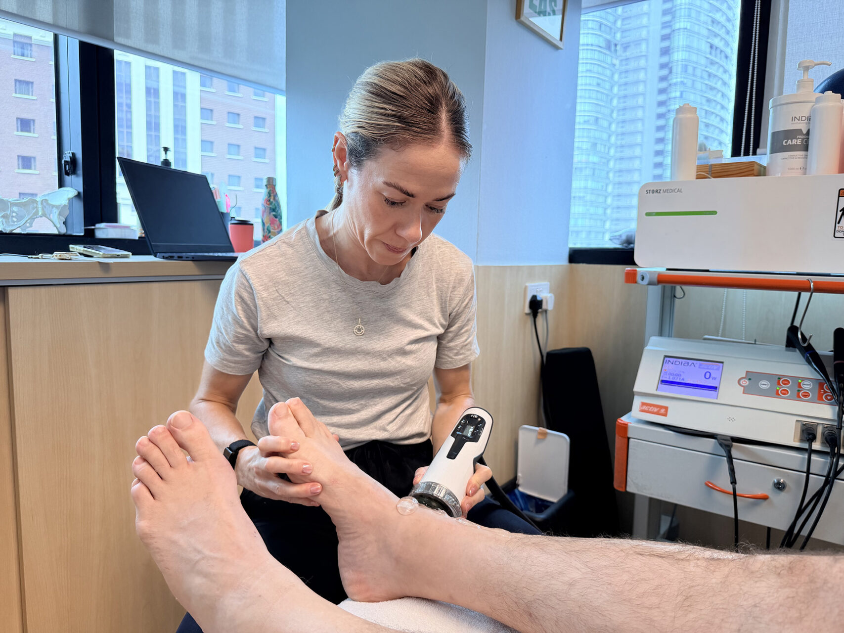 ankle hairline fracture