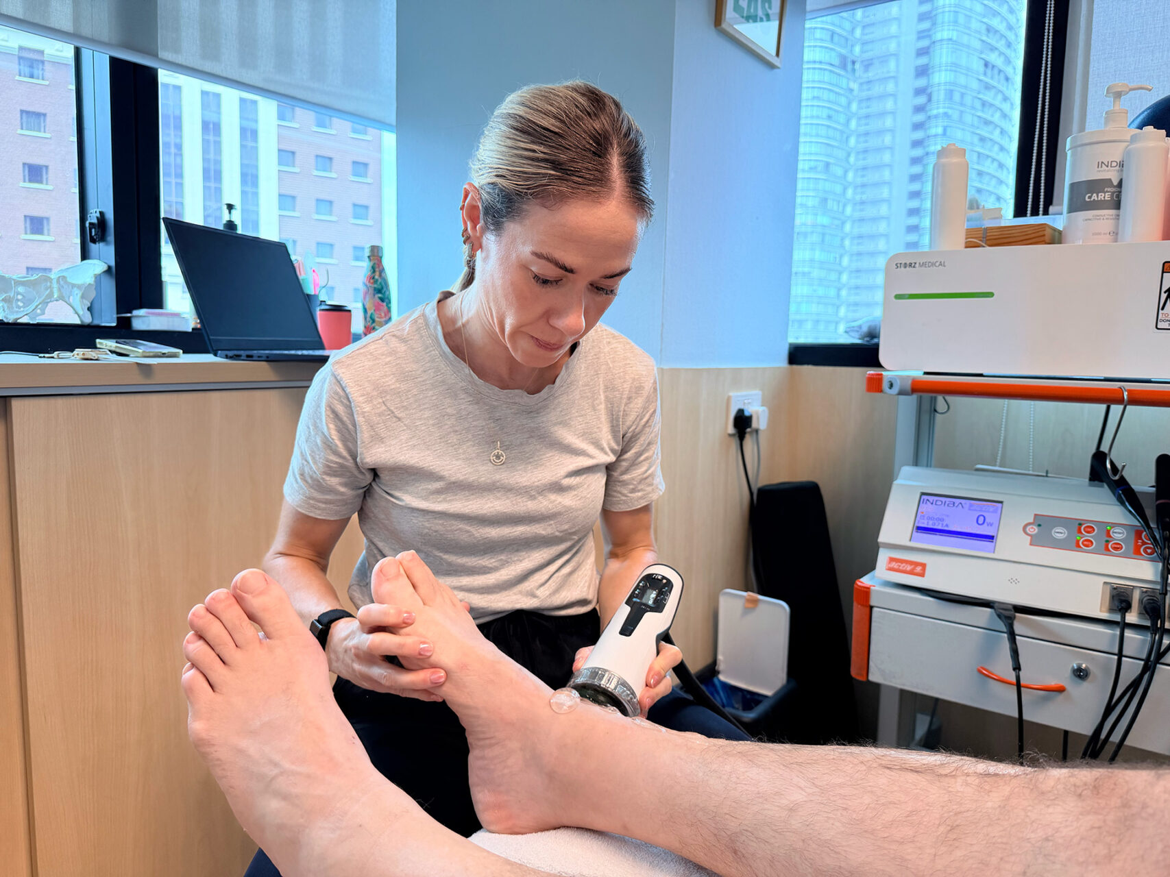 sprained ankle vs broken ankle Singapore