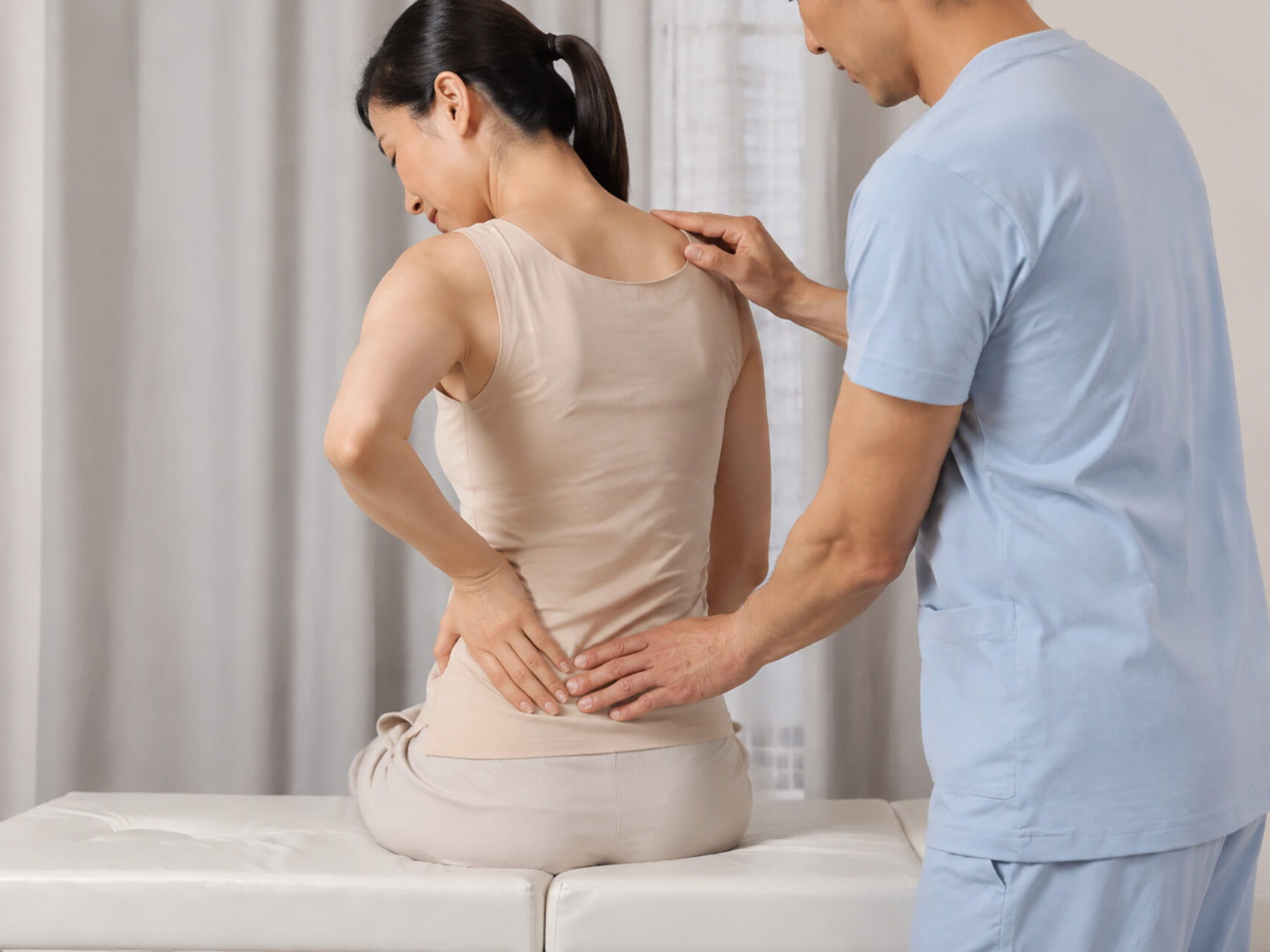 female lower back pain